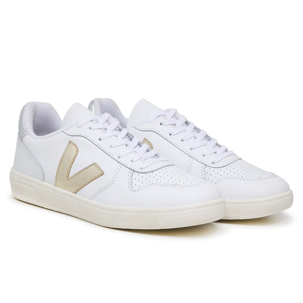 V-10 Suede Multico Natural e V-10 White Platine Silver