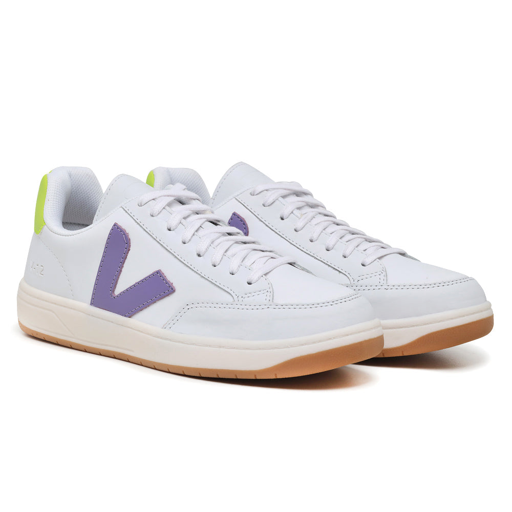 V-12 White Platine e V-12 White Purple Lime